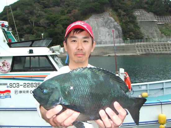 二日目の石廊崎にて笹野選手